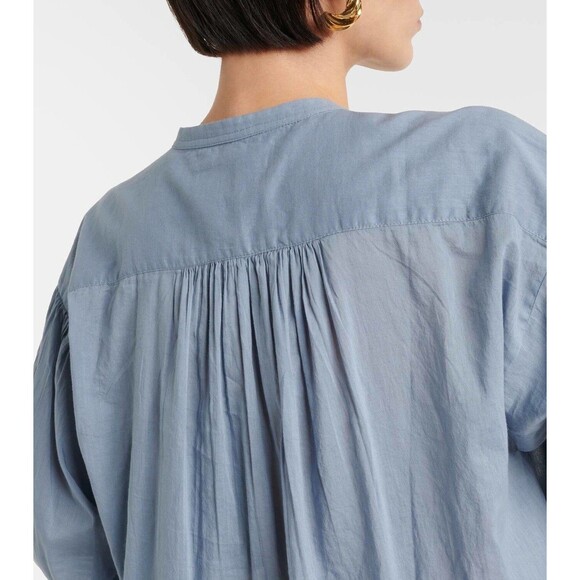 Nili Lotan Neville Tunic Shirt Top Cotton Long Sleeve Oversized Formal M 285749 - Picture 5 of 10